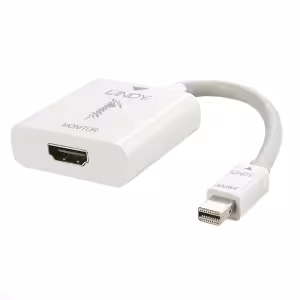 LINDY Mini DisplayPort 1.2 to HDMI 4K 60Hz Active Adapter 41069