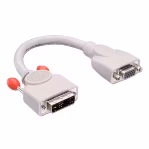 LINDY 41222 0.2m DVI-A Male to VGA Female Adapter Cable