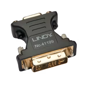 LINDY 41199 DVI-A Male to VGA Female Adapter Black