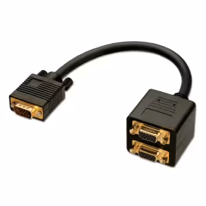 LINDY 41214 2-Way VGA Splitter Cable 0.18m