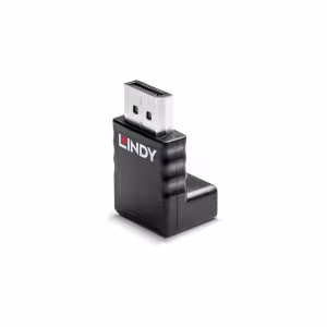 LINDY 41366 DisplayPort 1.2 Downward Angled Adapter 4K 60Hz
