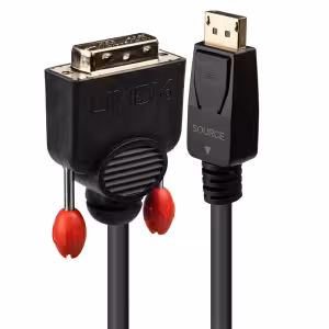 LINDY 41490 1m DisplayPort to DVI-D Adapter Cable