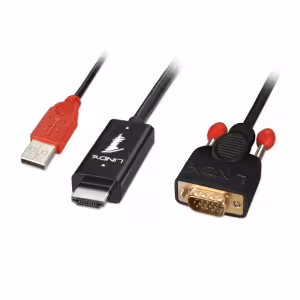 LINDY 41456 2m HDMI to VGA Adapter Cable 1080p