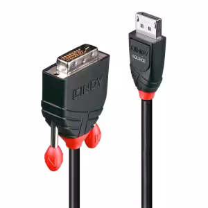 LINDY 41492 3m DisplayPort to DVI-D Adapter Cable 1920x1200 Male to Male
