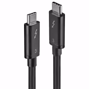 LINDY Thunderbolt 3 Cable 0.5m 40Gbps 100W 20V 41555