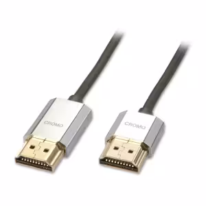 LINDY CROMO Slim 3m High Speed HDMI Cable with Ethernet 4K