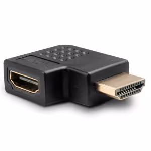 LINDY HDMI 90 Degree Right Angled Adapter Black Male to Female