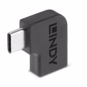 LINDY USB 3.2 Type C to C 90 Degree Angled Adapter 20Gbps (41894)