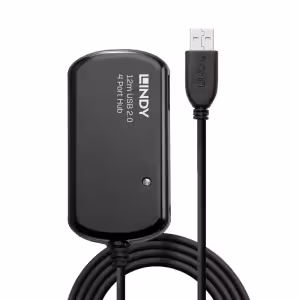LINDY Active Extension System Pro 12m USB 2.0 4-Port Hub