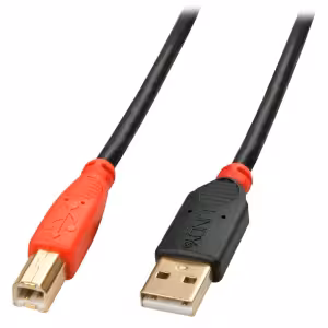 LINDY 15m USB 2.0 Type A to B Active Extension Cable 480Mbps 42762