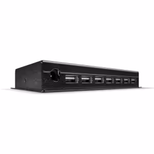 LINDY 42794 7 Port USB 2.0 Metal Industrial Hub