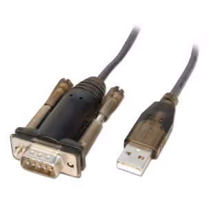 LINDY 42855 USB to Serial Converter Lite, 9 Way D Male to USB A Male
