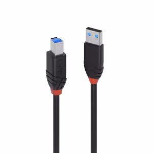 LINDY 43227 10m USB 3.2 Type A to B Slimline Active Cable 5Gbps