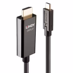 LINDY 43315 USB Type C to HDMI 4K60 HDR Adapter Cable 5m
