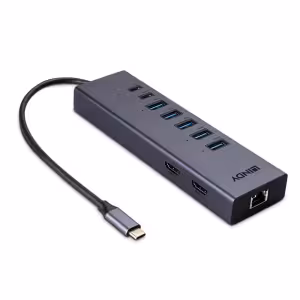 Lindy DST-Mini Duo USB-C Laptop Docking Station Dual 4K HDMI 100W PD