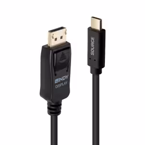 LINDY 3m USB Type C to DisplayPort 4K60 Adapter Cable with HDR