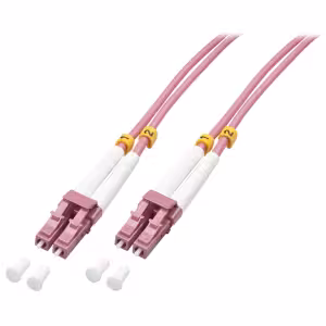 LINDY OM4 LC Multimode Fibre Optic Patch Cable 20m LS0H