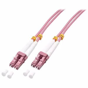 LINDY 5m LC to LC OM4 Multimode Fibre Optic Cable