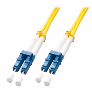 LINDY 20m LC to LC OS2 9/125 Singlemode Fibre Optic Patch Cable LS0H