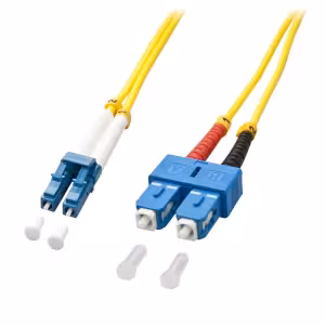 LINDY 5m LC-SC OS2 Singlemode 9/125 Fibre Optic Patch Cable