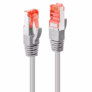 LINDY 0.5m CAT6 S/FTP Ethernet Cable, Grey