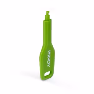 LINDY SFP Port Blocker Key, Green