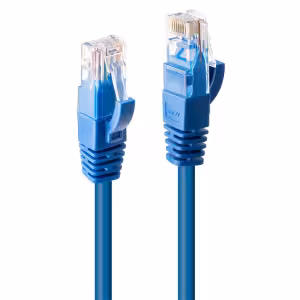LINDY 7.5m Cat.6 U/UTP Snagless Ethernet Cable Blue
