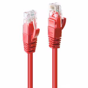 LINDY Cat.6 U/UTP Ethernet Cable 1m Red