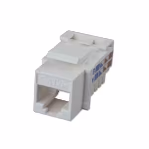 LINDY 60366 Cat5e Unshielded Punchdown Keystone Jack White