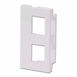 LINDY Dual Snap-in Block for 15mm x 20mm Keystones 4 Pack