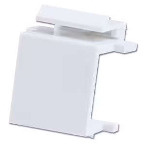 LINDY Keystone Snap-in Blanking Plate White 15 x 16mm Pack of 5