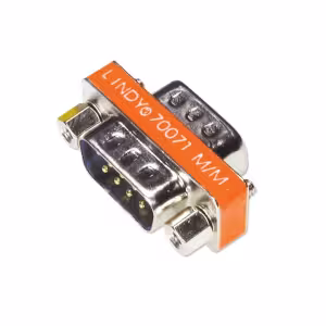 LINDY 70071 Mini Gender Changer 9 Way D Male to Male