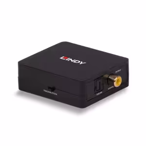 Lindy 70457 Bi-Directional Digital SPDIF Coaxial & Toslink Audio Converter 192kHz