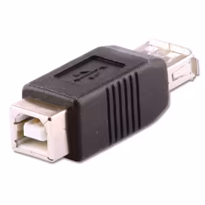 LINDY 71228 USB 2.0 A Female to B Female Adapter Black