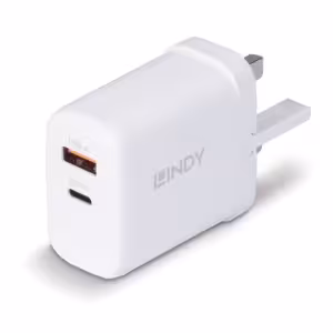 LINDY 73429 65W GaN Charger USB Type C & A