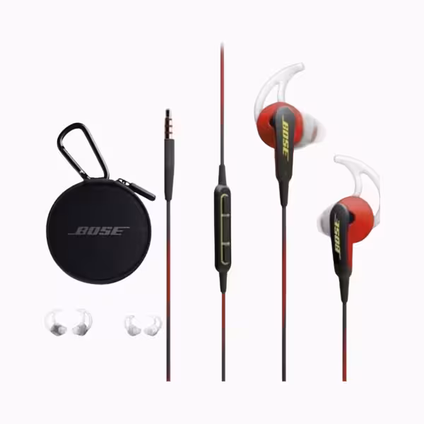 Bose SoundSport Wired In-Ear Headphones Power Red Inline Mic & Remote - image 5 of 5