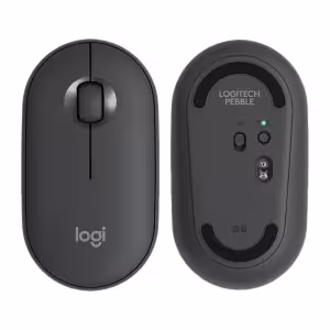 Logitech Pebble M350 Silent Bluetooth Wireless Mouse Black
