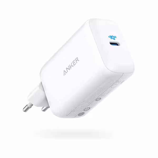 Anker 65W USB-C Charger EU Plug PowerIQ 3.0