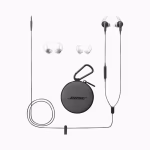 Bose SoundSport Wired In-Ear Headphones – 3.5mm – Black