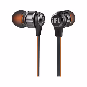 JBL T180A Wired In-Ear Headphones with Mic Black