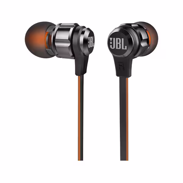 JBL T180A Wired In-Ear Headphones with Mic Black