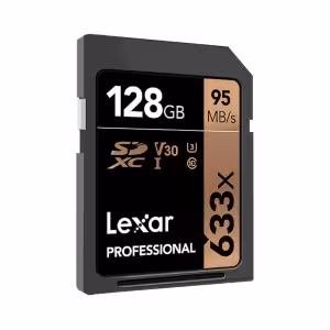 Lexar 633x 128GB SD Card UHS-I Class 10 95MB/s