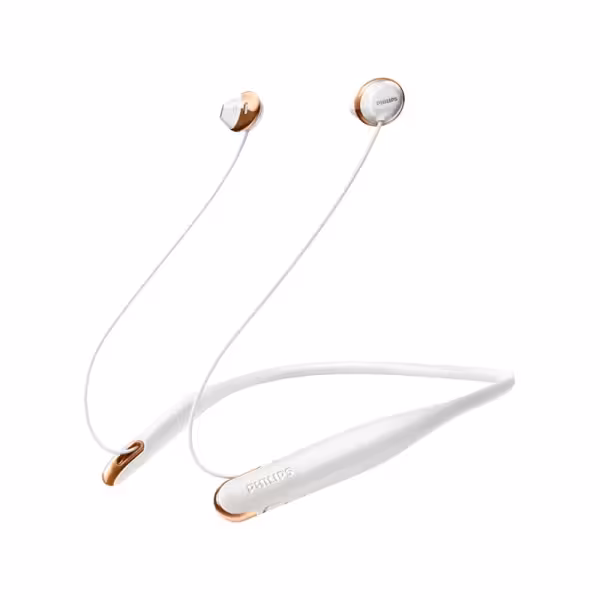 Philips Flite Hyprlite SHB4205 Wireless Bluetooth Headphones White
