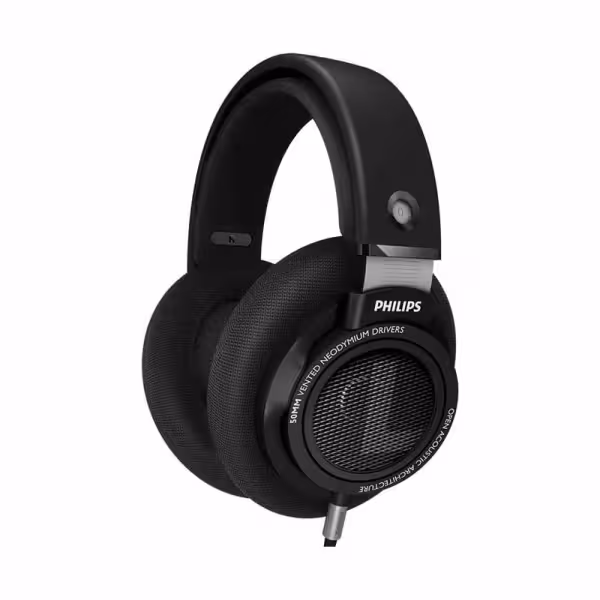 Philips SHP9500 Over-Ear Open-Back Wired Headphones Black 50mm Drivers 32 Ohm - image 4 of 4