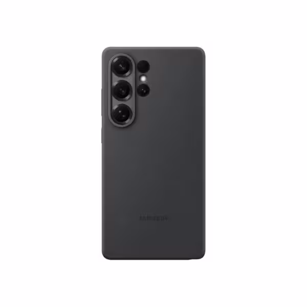 Samsung Galaxy S25 Ultra Silicone Case Black USB-C & S Pen Slot