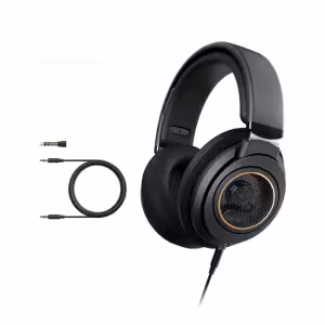 Philips SHP9600 Wired Open-Back Headphones with 50mm Drivers Black
