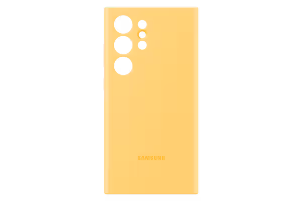 Official Samsung Galaxy S24 Ultra Silicone Case – Yellow - image 3 of 5