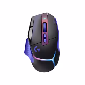 Logitech G502 X PLUS LIGHTSPEED Wireless Gaming Mouse Black/Purple 910-007811 USB-C