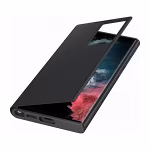 Samsung Galaxy S22 Ultra Smart Clear View Cover Black USB-C EF-ZS908CBEGEE