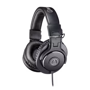 Audio-Technica ATH-M30x Professional Monitor Headphones Black, 40mm Drivers
